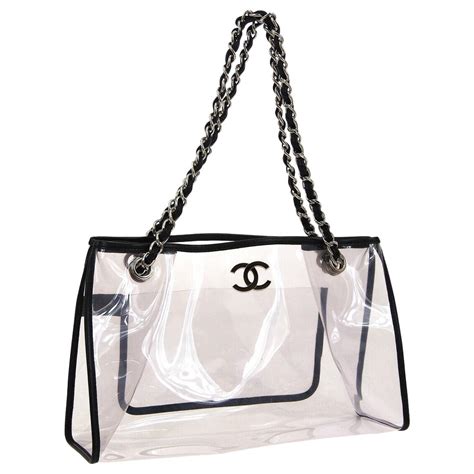 chanel clear purse|chanel purse with chain strap.